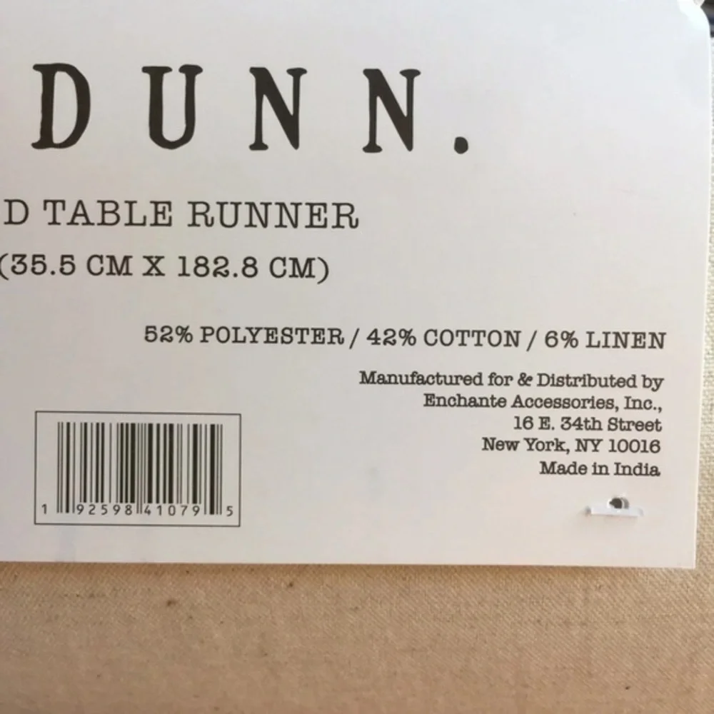 NWT Rae Dunn‎ Table Runner
